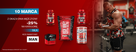 Promocja z okazji Dnia Mężczyzny