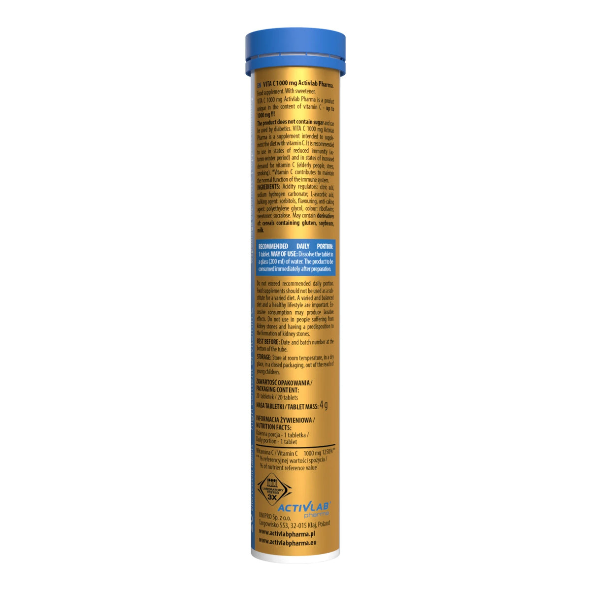 Vita C 1000 mg effervescent tablets