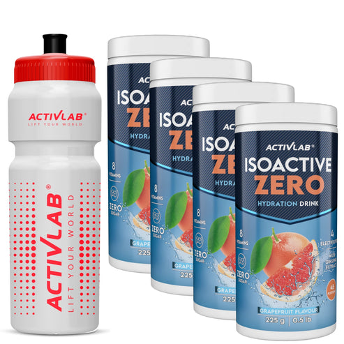 Isoactive ZERO 4 x 225 g + BOTTLE