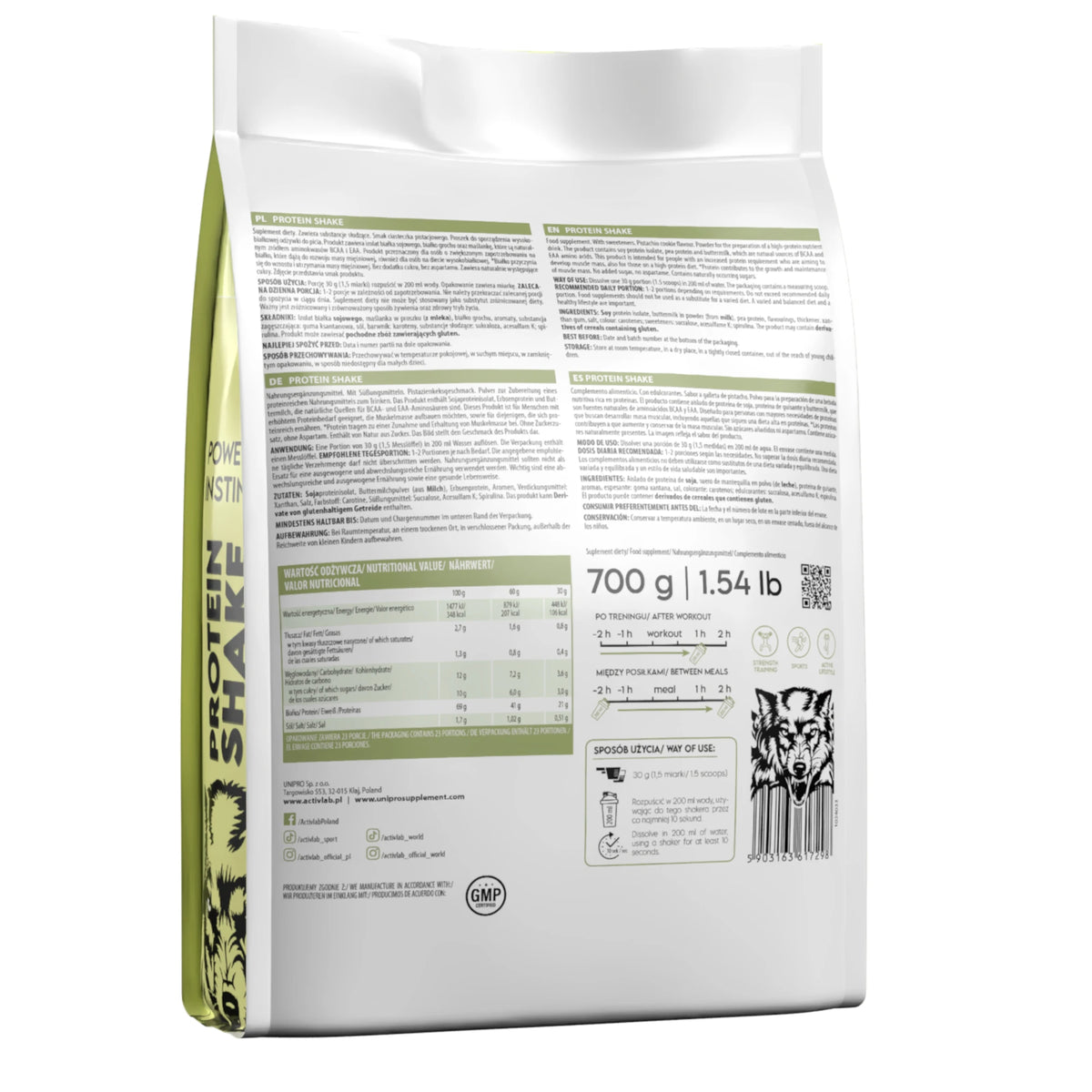 Black Wolf Protein Shake