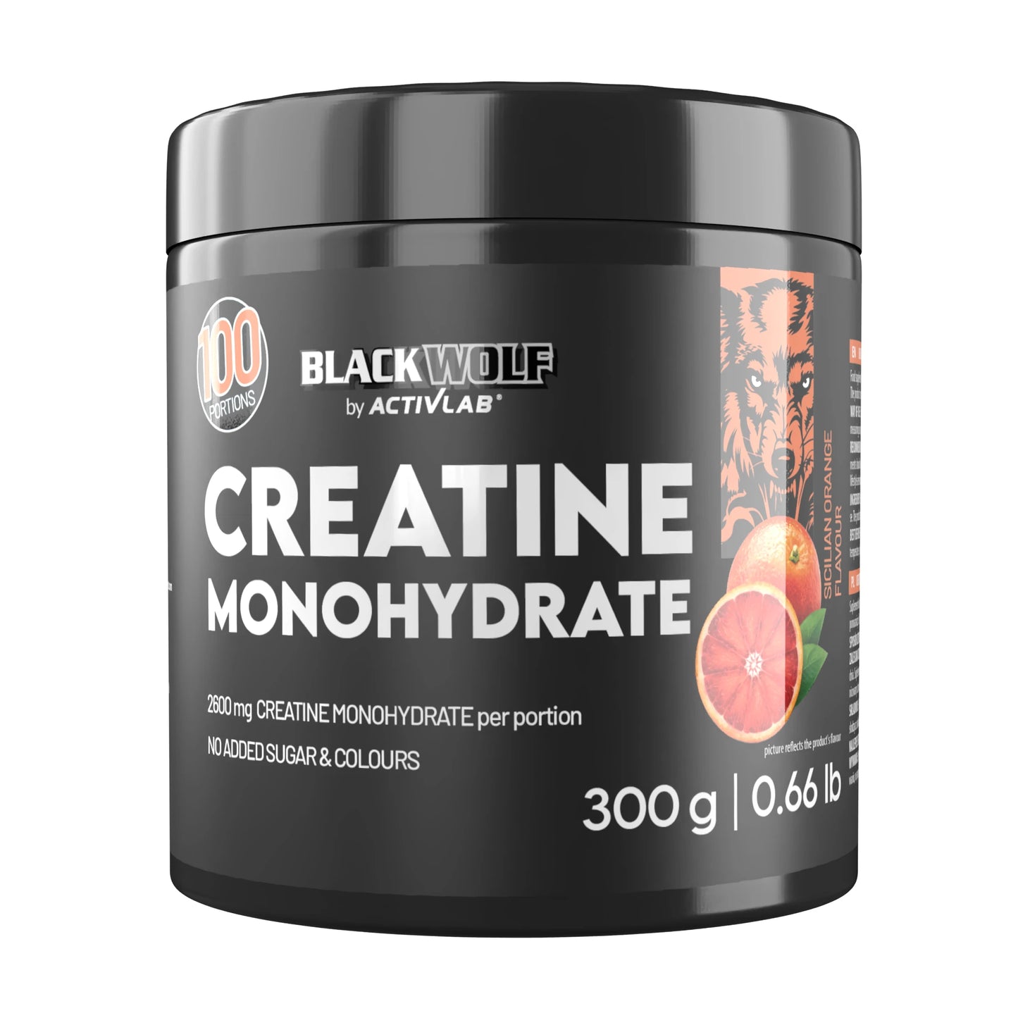 Creatine Monohydrate Black Wolf